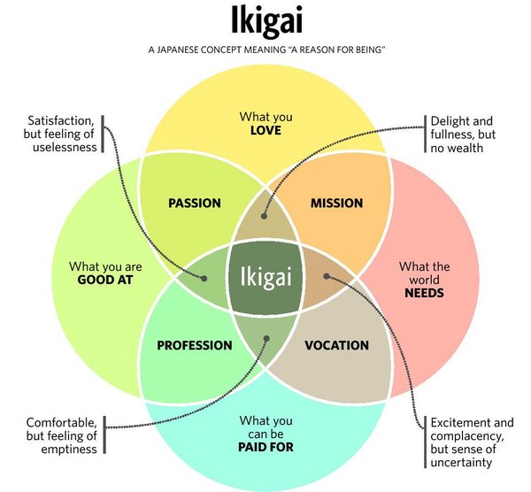 心灵鸡汤：如何找到自己的“ikigai”