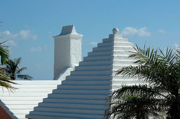 没有这些白色屋顶，百慕大群岛活不了人
