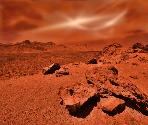 几十亿年前，火星上经常下暴雨