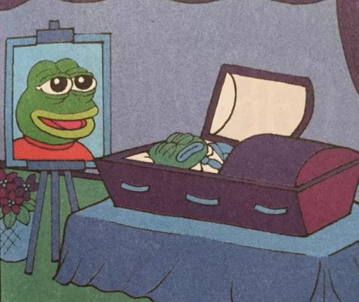 悲伤蛙死了，被作者画死了
