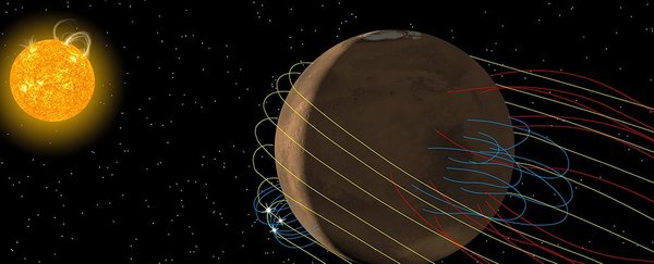 NASA刚发现火星有条巨大的磁尾